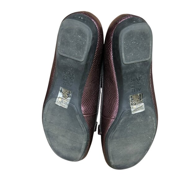 Naturalizer Giselle Purple Animal Print Slide-On Comfort Shoes Women’s Sz 8M - Picture 4 of 6